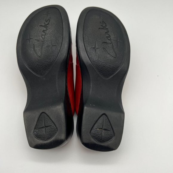 Clarks Clog Style Sz 6M Leather Upper - Picture 2 of 6